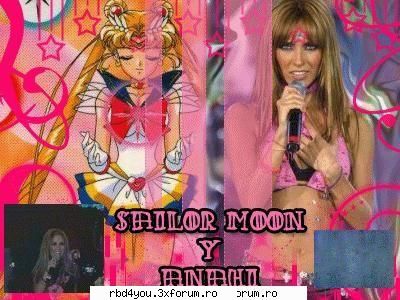 Anahi y Sailor Moon - Mia in film se credea Sailor Moon......in acest - Anahi