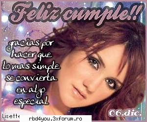 ..::HaPPy b-dAy,pRnTzEsItA::... - hilary_vondy - Dulce