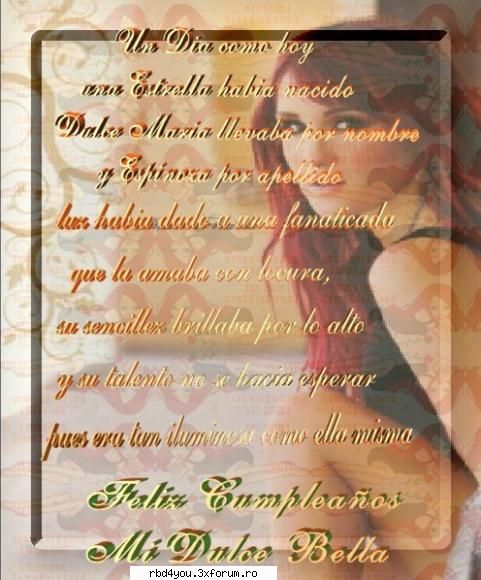 ..::HaPPy b-dAy,pRnTzEsItA::... - dul_my_idolo - Dulce