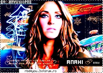 ...................:POZE:............... - anahi_rebelde - Anahi