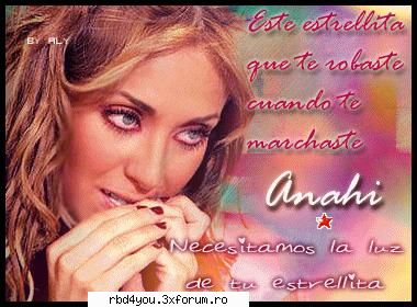 ...................:POZE:............... - anahi_rebelde - Anahi