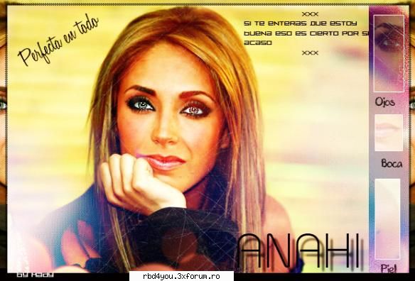 ...................:POZE:............... - anahi_rebelde - Anahi