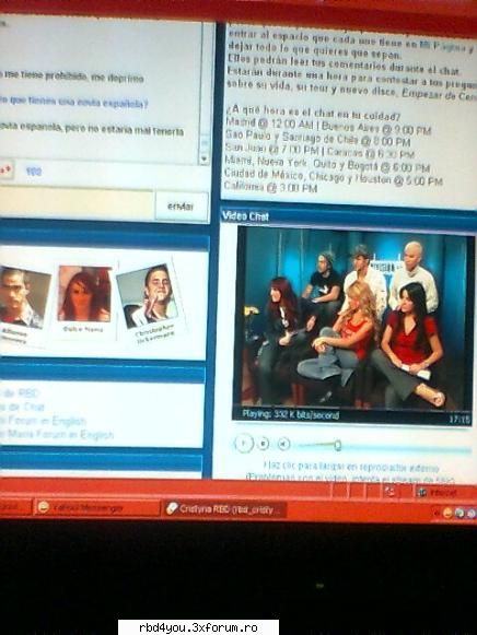 Videochat cu RBD pe Univision - dul_my_idolo - RBD y R3B3LD3