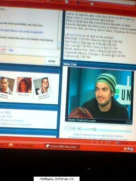 Videochat cu RBD pe Univision - dul_my_idolo - RBD y R3B3LD3