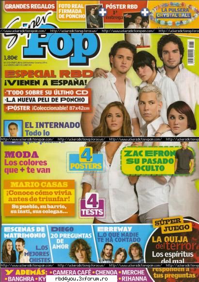 articole... - chica_PINKcover - RBD y R3B3LD3
