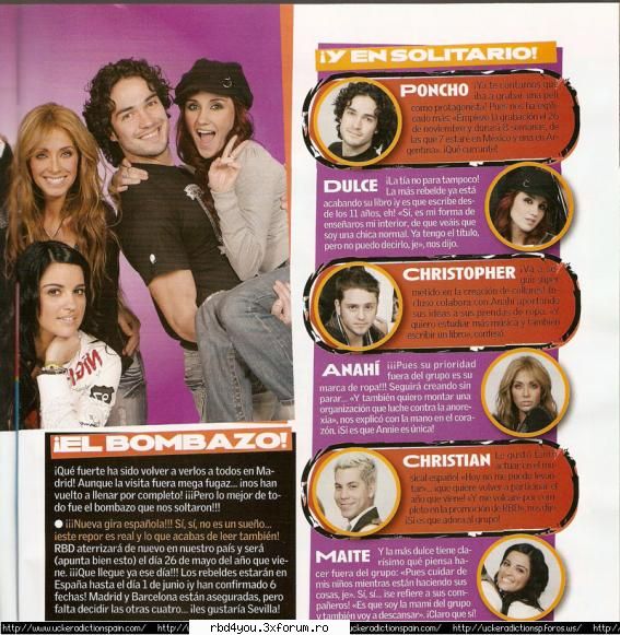 articole... - anahi_rebelde - RBD y R3B3LD3