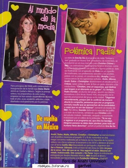 articole... - anahi_rebelde - RBD y R3B3LD3