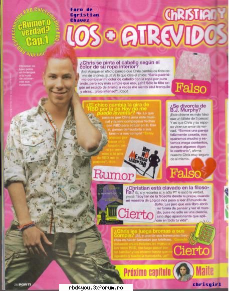 articole... - anahi_rebelde - RBD y R3B3LD3