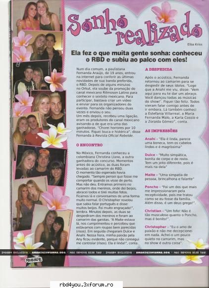 articole... - anahi_rebelde - RBD y R3B3LD3