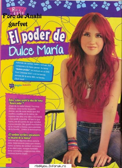 articole... - dul_my_idolo - RBD y R3B3LD3