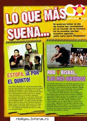 articole... - anahi_rebelde - RBD y R3B3LD3