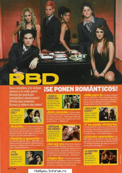 articole... - anahi_rebelde - RBD y R3B3LD3