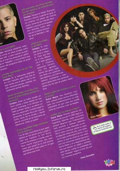 articole... - anahi_rebelde - RBD y R3B3LD3