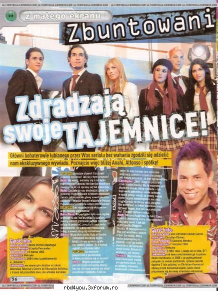 articole... - anahi_rebelde - RBD y R3B3LD3