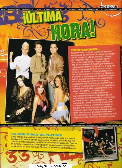 articole... - anahi_rebelde - RBD y R3B3LD3