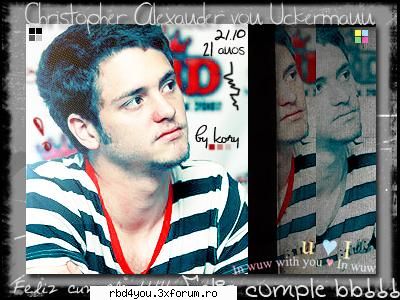 feliz cumple bebecito! - hilary_vondy - Christopher