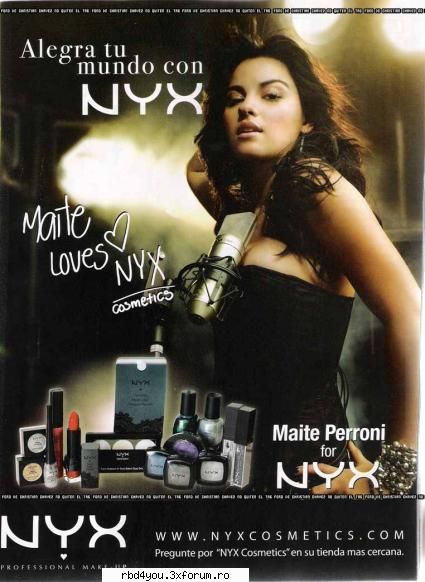 nyx cosmetics - anahi_rebelde - Maite