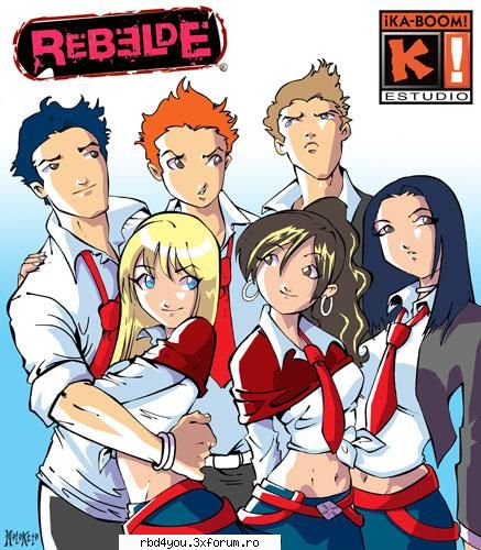 rebelde manga-anime - dulce ruxandra - RBD y R3B3LD3
