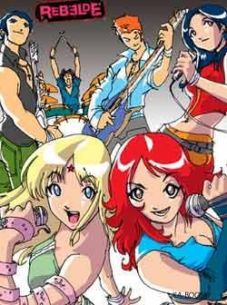 rebelde manga-anime - rbdulce_rob - RBD y R3B3LD3
